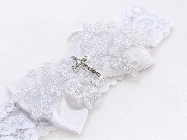 Crystal Cross Baby Headband
